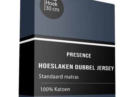 Hoeslaken - Katoen Dubbel Jersey - Navy