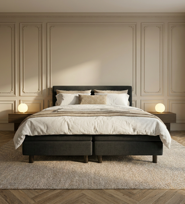 Boxspring Hotel - Antraciet