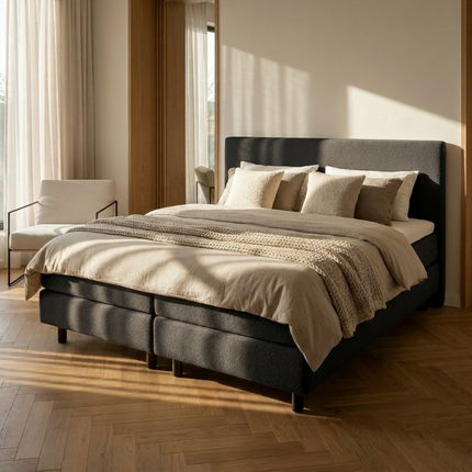 Boxspring Hotel - Antraciet