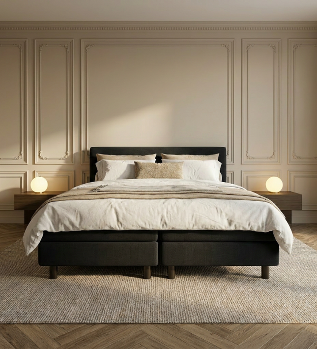 Boxspring Hotel - Zwart