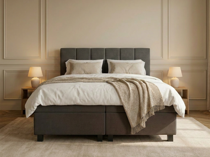 Boxspring Hotel - Wide - Antraciet