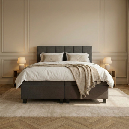 Boxspring Hotel - Wide - Antraciet