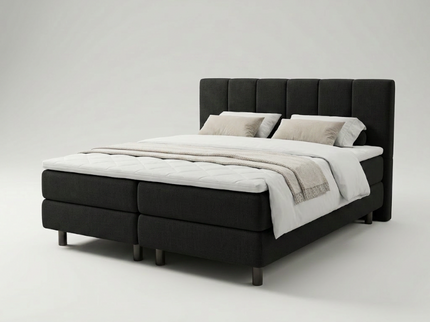 Boxspring Hotel - Wide - Zwart