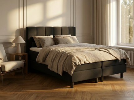 Boxspring Hotel - Wide - Zwart