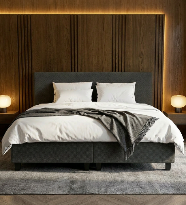 Boxspring Hotel Suite - Antraciet