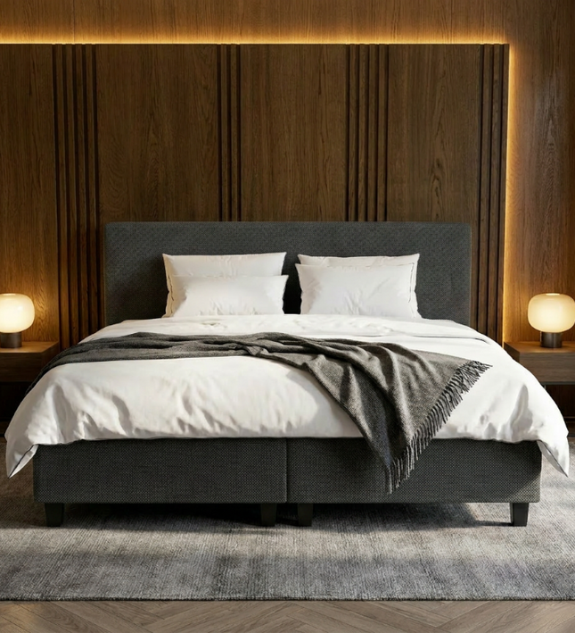 Boxspring Hotel Suite - Grijs