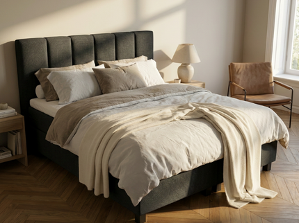 Boxspring Hotel Suite - Wide - Antraciet