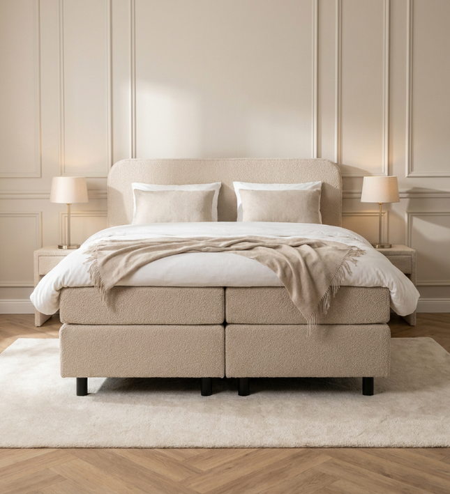 Boxspring Curvy - Teddy