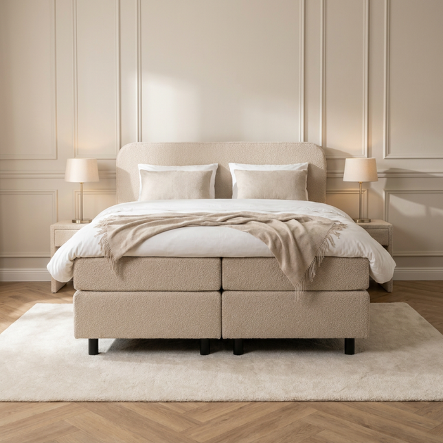 Boxspring Curvy - Teddy