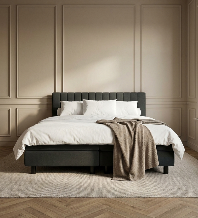 Boxspring Hotel - Beam - Antraciet