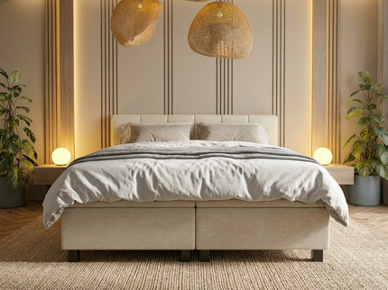 Boxspring Hotel Suite - Wide - Beige