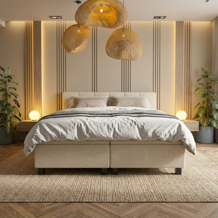 Boxspring Hotel Suite - Wide - Beige