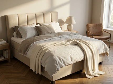 Boxspring Hotel Suite - Wide - Beige