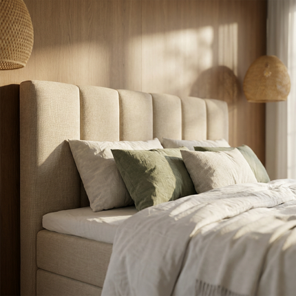 Boxspring Hotel Suite - Wide - Beige