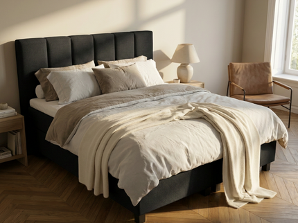 Boxspring Hotel Suite - Wide - Zwart