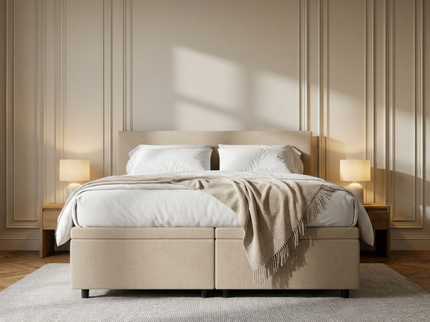 Boxspring met Opbergruimte Hotel Essence - Beige