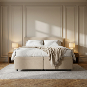 Boxspring met Opbergruimte Hotel Essence - Beige