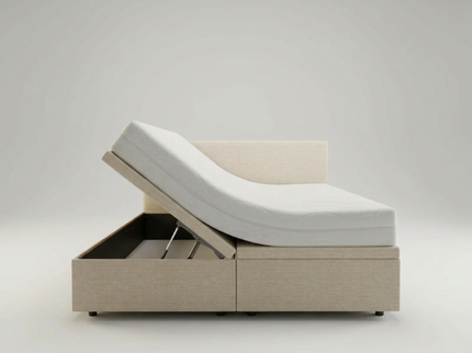 Boxspring met Opbergruimte Hotel Essence - Beige