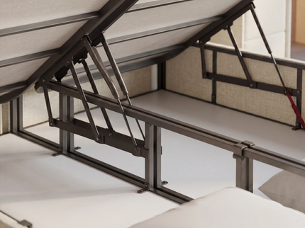 Boxspring met Opbergruimte Pearl - Beige