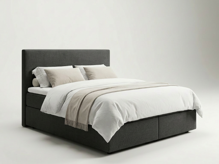 Boxspring met Opbergruimte Hotel Essence - Antraciet