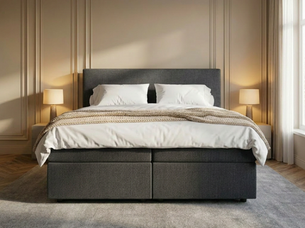 Boxspring met Opbergruimte Hotel Essence - Antraciet