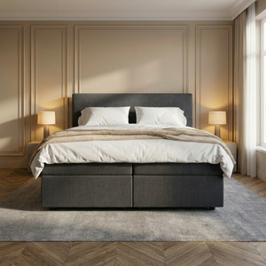 Boxspring met Opbergruimte Hotel Essence - Antraciet
