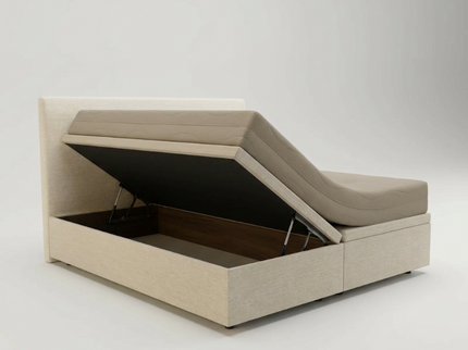 Boxspring met Opbergruimte Hotel Essence - Beige