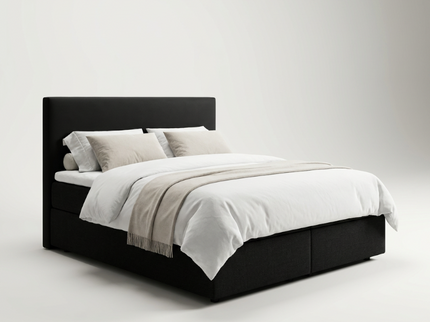 Boxspring met Opbergruimte Hotel Essence - Zwart