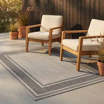 Buitenkleed Cast - Grijs/Beige