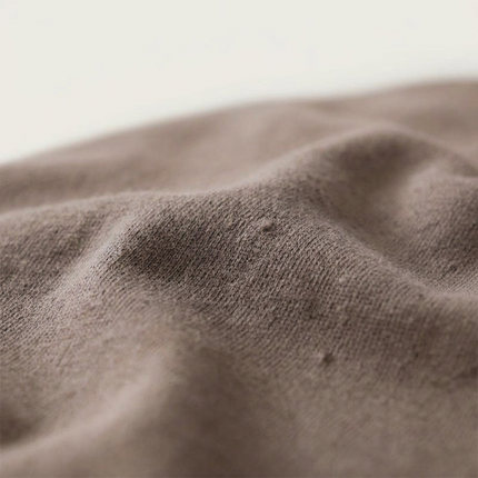 Topper Hoeslaken - Katoen - Taupe