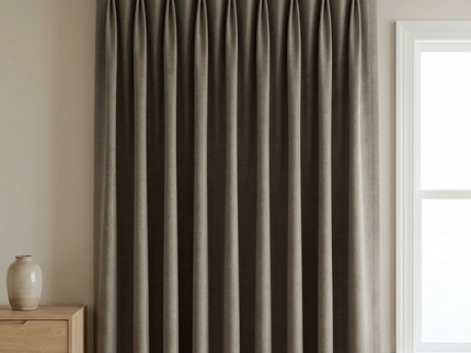 Gordijnen 100% Verduisterend - Haken - Taupe