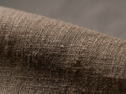 Gordijnen met Linnen Look - Ringen - Taupe
