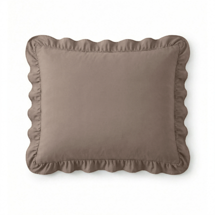 Kussenslopen Ruffles - Taupe- 2-PACK