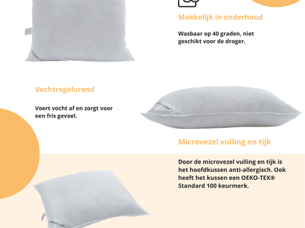 Hoofdkussen Hotel - Orange Line