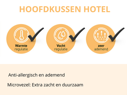 Hoofdkussen Hotel - Orange Line