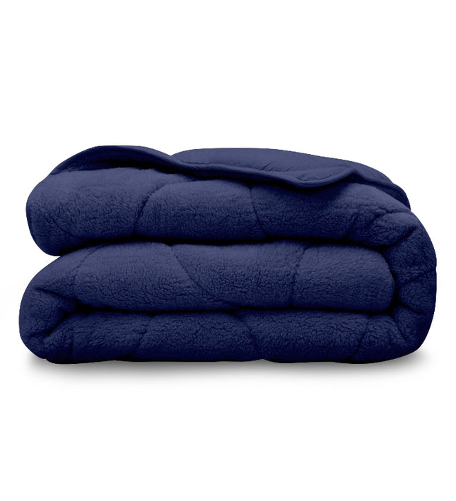 Easy Dekbed Teddy - Navy