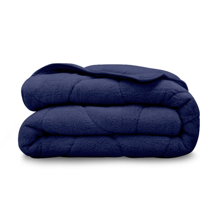Easy Dekbed Teddy - Navy