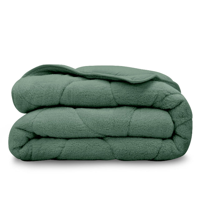 Easy Dekbed Teddy - Groen