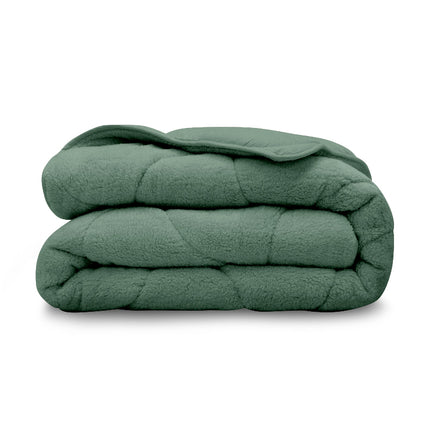 Easy Dekbed Teddy - Groen
