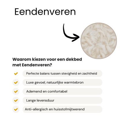 Dekbed - 100% Eendenveren - All Season