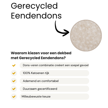 Dekbed Dons - 50% Eendendons - All Season