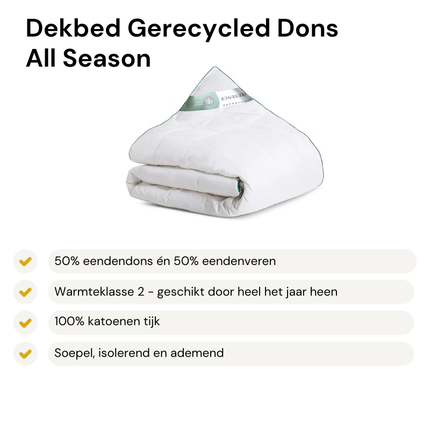 Dekbed Dons - 50% Eendendons - All Season