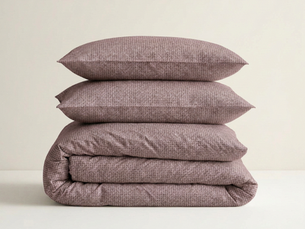 Dekbedovertrek Percale-Katoen - Stonewash Rose