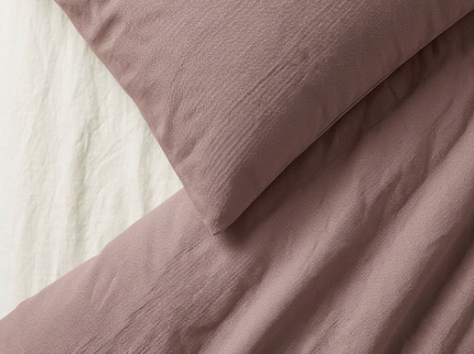Dekbedovertrek Percale-Katoen - Stonewash Rose