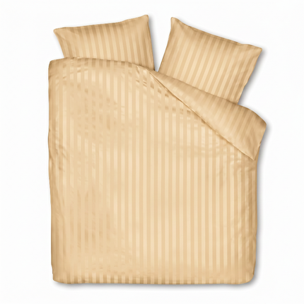 Dekbedovertrek Hotel Stripe - Taupe