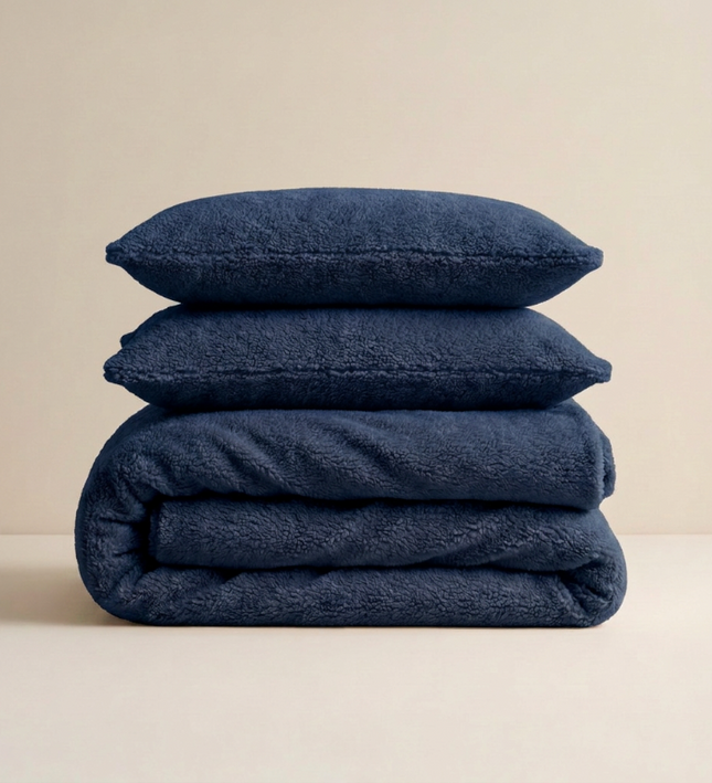 Dekbedovertrek Teddy  - Navy