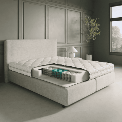 Matras Luxury Line - Pocketvering & NASA Traagschuim - Tencel