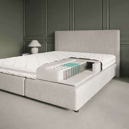 Matras Luxury Line - Pocketvering & NASA Traagschuim - Tencel