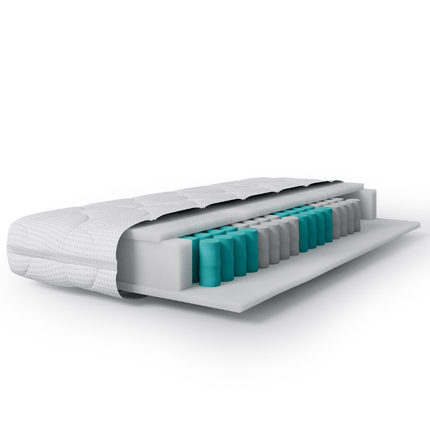 Matras Luxury Line - Pocketvering & NASA Traagschuim - Tencel