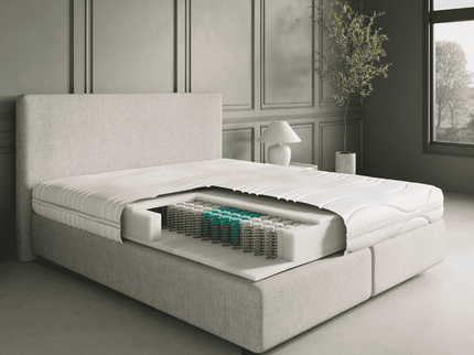 Matras Luxury Line - Pocketvering & NASA Traagschuim - Bamboe